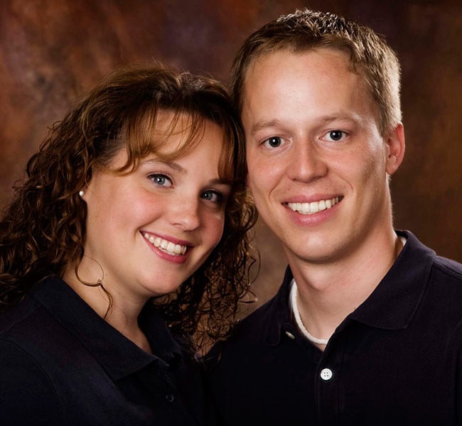 Couple with healthy smiles from preventative dental care in Austin, TX